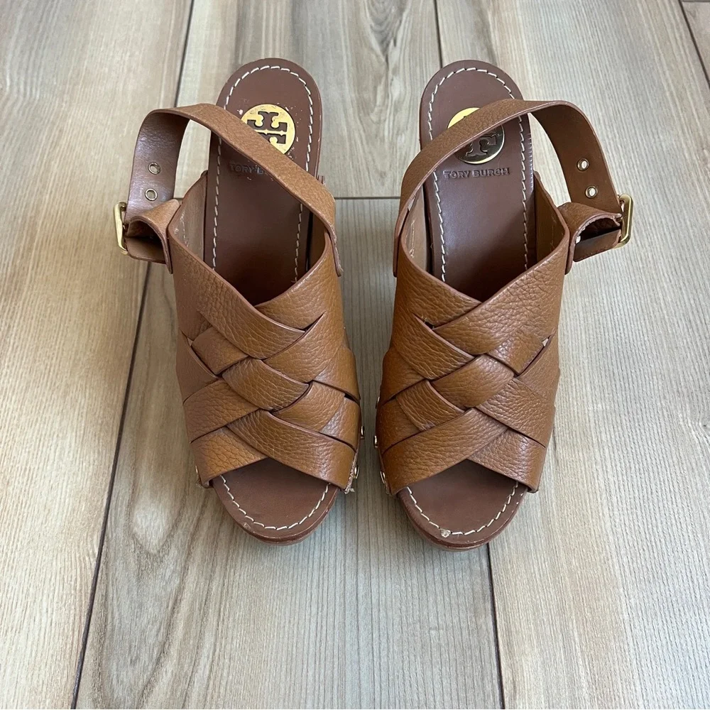 Tory Burch Leather Jodie Platforms